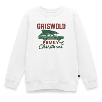 Griswold Familien-Weihnacht Auto - Kinder Premium Organic Sweatshirt - Weiß - Vorne - AI Model Kid Male (0cm)