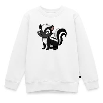 Baby-Shunk - Kinder Premium Organic Sweatshirt - Weiß - Vorne - AI Model Kid Male (0cm)