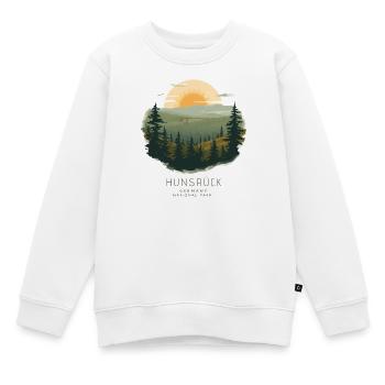 Hunsrück National Park | Vintage Landscape - Kinder Premium Organic Sweatshirt - Weiß - Vorne - AI Model Kid Male (0cm)