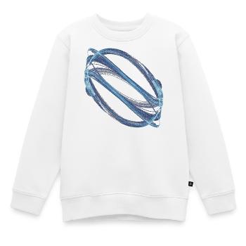 Orbite de glace – Attracteur étrange - Sweat Premium enfant bio - blanc - Devant - AI Model Kid Male (0cm)