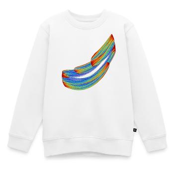 Seidenbahnen des Chaos – Chaos Theory - Kinder Premium Organic Sweatshirt - Weiß - Vorne - AI Model Kid Male (0cm)