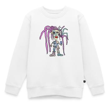 Patchwork de Héros aux tentacules pastel - Sweat Premium enfant bio - blanc - Devant - AI Model Kid Male (0cm)