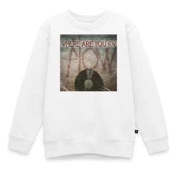 Où es-tu maintenant par Mark Noone - Sweat Premium enfant bio - blanc - Devant - AI Model Kid Male (0cm)
