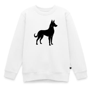 Berger Picard - Kinder Premium Organic Sweatshirt - Weiß - Vorne - AI Model Kid Male (0cm)