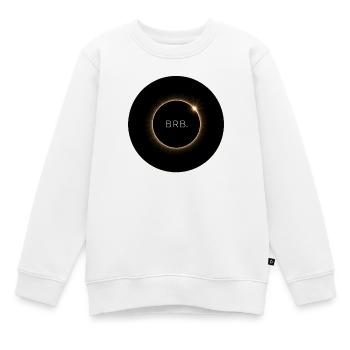 Sonnenfinsternis, Sonne ist gleich zurück - Kinder Premium Organic Sweatshirt - Weiß - Vorne - AI Model Kid Male (0cm)