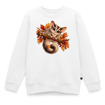 Sugar_Glider - Kinder Premium Organic Sweatshirt - Weiß - Vorne - AI Model Kid Male (0cm)