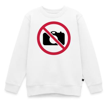 Pas de photos! - Sweat Premium enfant bio - blanc - Devant - AI Model Kid Male (0cm)