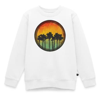 Pinien auf einer Düne - Kinder Premium Organic Sweatshirt - Weiß - Vorne - AI Model Kid Male (0cm)