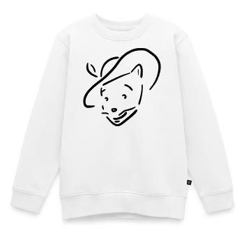 Der gestiefelte Kater - Kinder Premium Organic Sweatshirt - Weiß - Vorne - AI Model Kid Male (0cm)