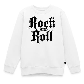 Gothic Rock and Roll Tattoo - Kinder Premium Organic Sweatshirt - Weiß - Vorne - AI Model Kid Male (0cm)
