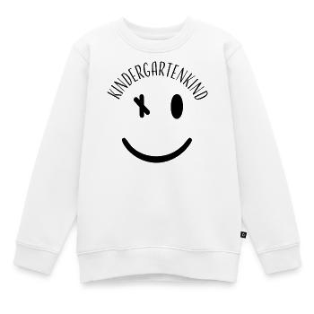 Kindergartenkind – Lustiges Kindergarten Design - Kinder Premium Organic Sweatshirt - Weiß - Vorne - AI Model Kid Male (0cm)