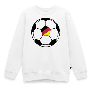 fussball deutschland - Kinder Premium Organic Sweatshirt - Weiß - Vorne - AI Model Kid Male (0cm)