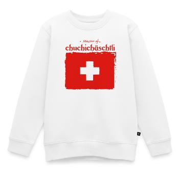 Typisch Schweiz - Kinder Premium Organic Sweatshirt - Weiß - Vorne - AI Model Kid Male (0cm)