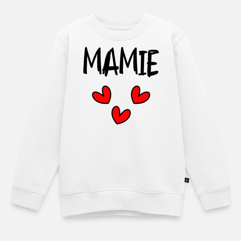 OMA - Kinder Premium Organic Sweatshirt - Weiß