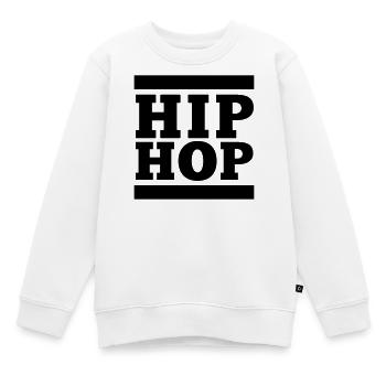 HIP HOP, Das hat mit Hip Hop nichts zu tun - Kinder Premium Organic Sweatshirt - Weiß - Vorne - AI Model Kid Male (0cm)