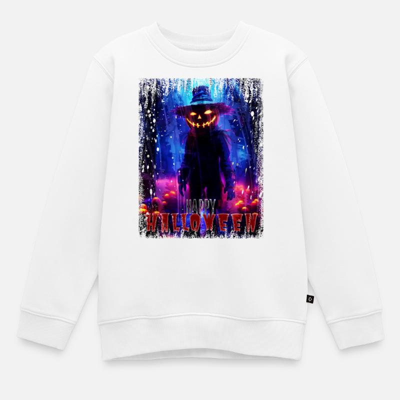 Halloween!! - Sweat Premium enfant bio - blanc