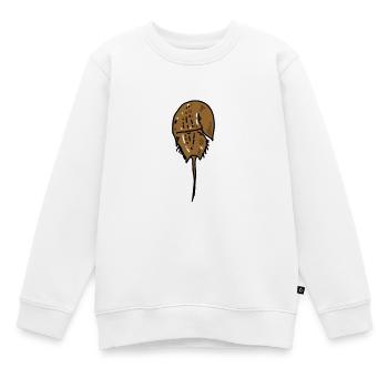 Uralter Pfeilschwanzkrebs - Kinder Premium Organic Sweatshirt - Weiß - Vorne - AI Model Kid Male (0cm)
