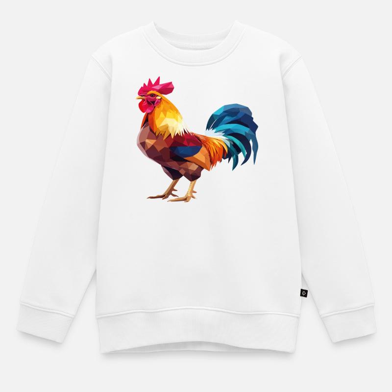 Hahnp3 - Sweat Premium enfant bio - blanc