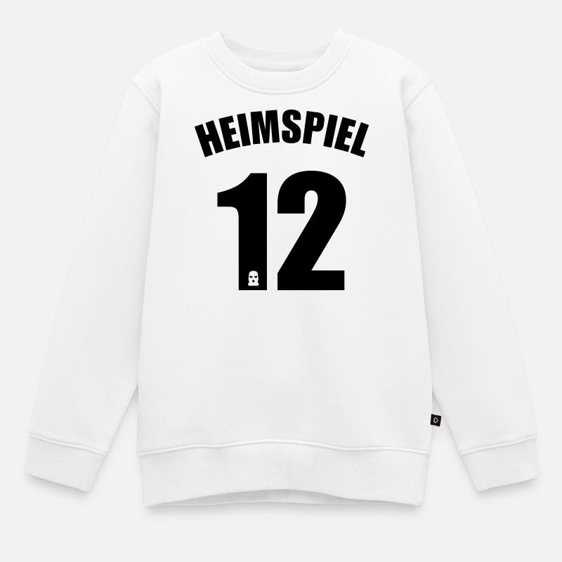 Heimspiel - Kinder Premium Organic Sweatshirt - Weiß