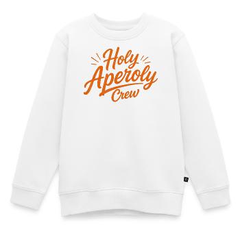 Conception des fautes de frappe de Holy Spritz - Sweat Premium enfant bio - blanc - Devant - AI Model Kid Male (0cm)