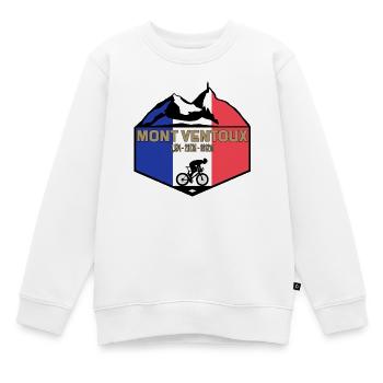 Mount Ventoux Deluxe - Kinder Premium Organic Sweatshirt - Weiß - Vorne - AI Model Kid Male (0cm)
