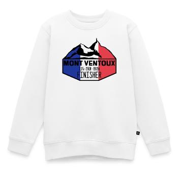 Mont Ventoux Finisher - Kinder Premium Organic Sweatshirt - Weiß - Vorne - AI Model Kid Male (0cm)