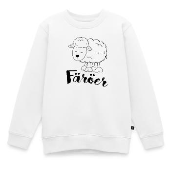 Färöer Schaf - Kinder Premium Organic Sweatshirt - Weiß - Vorne - AI Model Kid Male (0cm)