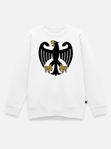 Armoiries de l’aigle de l’Allemagne - Sweat Premium enfant bio - blanc
