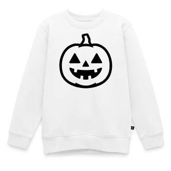 Citrouille - Sweat Premium enfant bio - blanc - Devant - AI Model Kid Male (0cm)