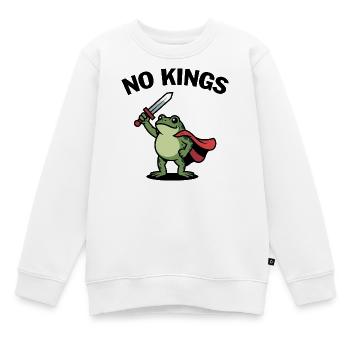 Portland Widerstand Frosch - USA Protest T-Shirt - Kinder Premium Organic Sweatshirt - Weiß - Vorne - AI Model Kid Male (0cm)