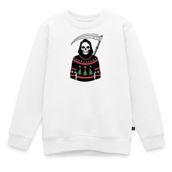 Des vacances inutiles - Sweat Premium enfant bio - blanc - Devant - AI Model Kid Male (0cm)