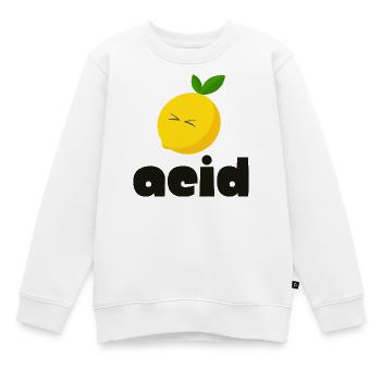 ACIDE - Sweat Premium enfant bio - blanc - Devant - AI Model Kid Male (0cm)