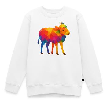 Regenbogenschiff mit 5 Beinen - Kinder Premium Organic Sweatshirt - Weiß - Vorne - AI Model Kid Male (0cm)