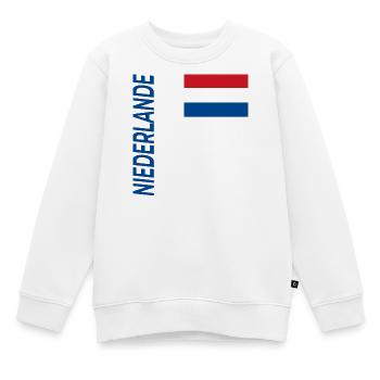 Haarlem - Kinder Premium Organic Sweatshirt - Weiß - Vorne - AI Model Kid Male (0cm)