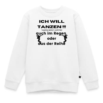 Sprungsilhouetten Duo - Kinder Premium Organic Sweatshirt - Weiß - Vorne - AI Model Kid Male (0cm)