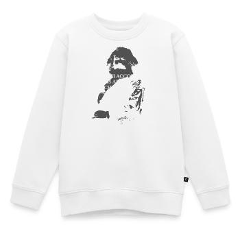 Zitat von Karl Marx - Kinder Premium Organic Sweatshirt - Weiß - Vorne - AI Model Kid Male (0cm)