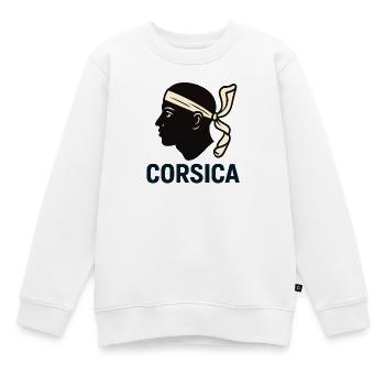 Modernes Korsika - Kinder Premium Organic Sweatshirt - Weiß - Vorne - AI Model Kid Male (0cm)
