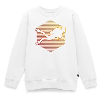 Scuba Diving Gift Idea for Underwater Adventures - Kids Premium Organic Sweatshirt - white - Front - AI Model Kid Male (0cm)
