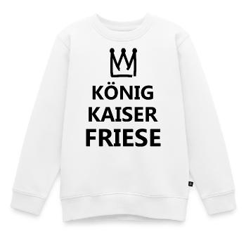 Friesland - Kinder Premium Organic Sweatshirt - Weiß - Vorne - AI Model Kid Male (0cm)