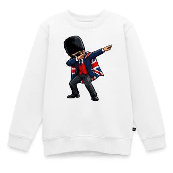 Dabbing Brite - Kinder Premium Organic Sweatshirt - Weiß - Vorne - AI Model Kid Male (0cm)