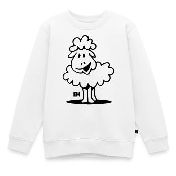Sheep - Kids Premium Organic Sweatshirt - white - Front - AI Model Kid Male (0cm)