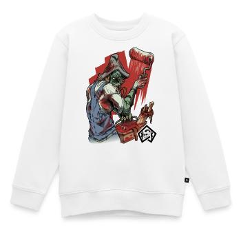 Maler, Lackierer, Künstler, Handwerker - Kinder Premium Organic Sweatshirt - Weiß - Vorne - AI Model Kid Male (0cm)