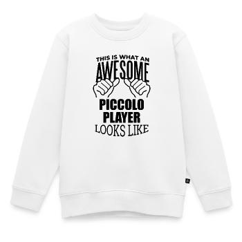 Piccolo Piccolo Piccolo - Kinder Premium Organic Sweatshirt - Weiß - Vorne - AI Model Kid Male (0cm)