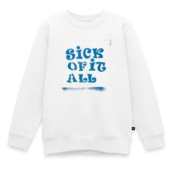 sick of it all - Kinder Premium Organic Sweatshirt - Weiß - Vorne - AI Model Kid Male (0cm)
