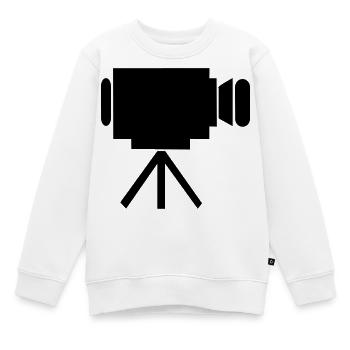 Kino - Kinder Premium Organic Sweatshirt - Weiß - Vorne - AI Model Kid Male (0cm)
