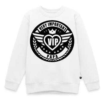 VIP - Kinder Premium Organic Sweatshirt - Weiß - Vorne - AI Model Kid Male (0cm)