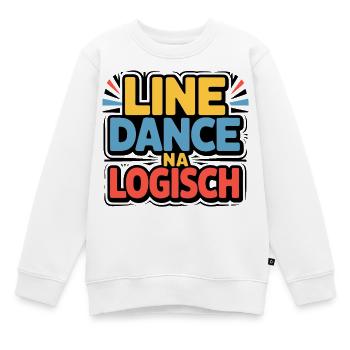Logique de la danse en ligne - Sweat Premium enfant bio - blanc - Devant - AI Model Kid Male (0cm)