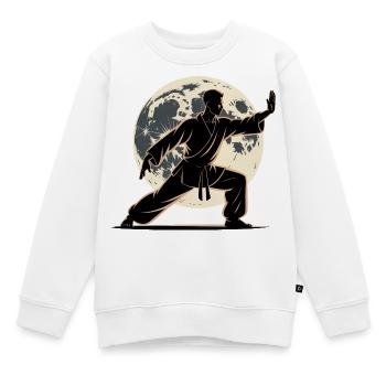 Tai Chi Zen Meditation – Chi Qigong Training - Kinder Premium Organic Sweatshirt - Weiß - Vorne - AI Model Kid Male (0cm)