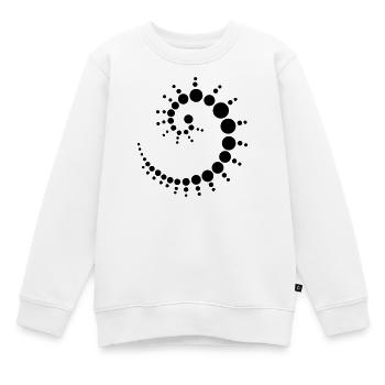 fossile - Sweat Premium enfant bio - blanc - Devant - AI Model Kid Male (0cm)