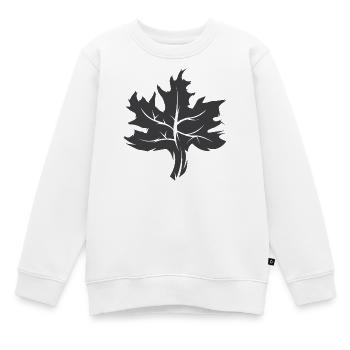 Maple Leaf Illustration Nature Forest Icône graphique - Sweat Premium enfant bio - blanc - Devant - AI Model Kid Male (0cm)